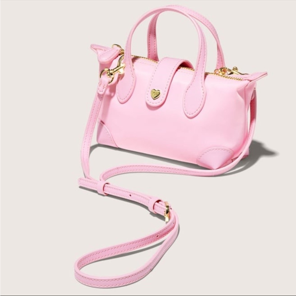 Stoney Clover Lane Pouchette Crossbody Bag Flamingo